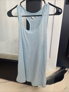 Reebok Pale Blue Racerback Workout Tank